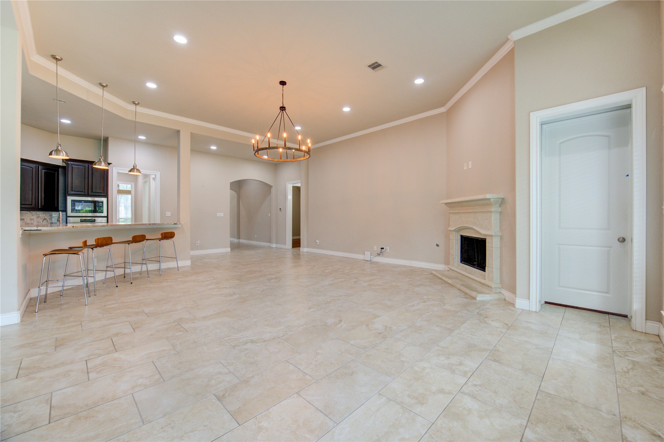 29103 Erica Lee Court Katy, TX 77494 - Photo 15 of 49 a view of a livingroom with furniture and a kitchen