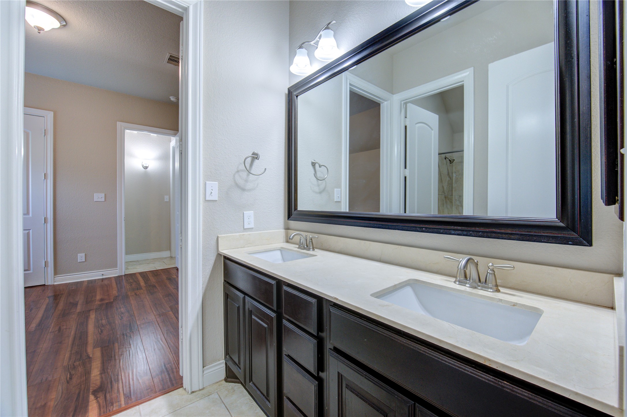29103 Erica Lee Court Katy, TX 77494 - Photo 25 of 49 a bathroom with a sink and a mirror