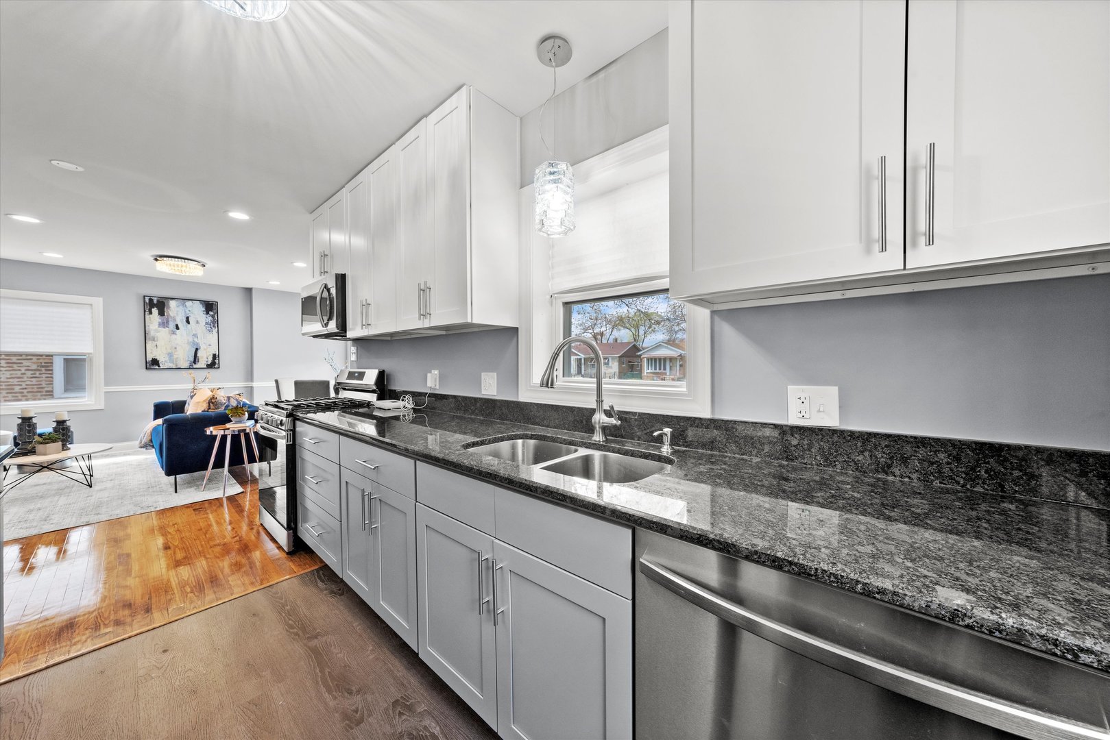 12223 South Ada Street Chicago, IL 60643 - Photo 6 of 22 a large kitchen with cabinets