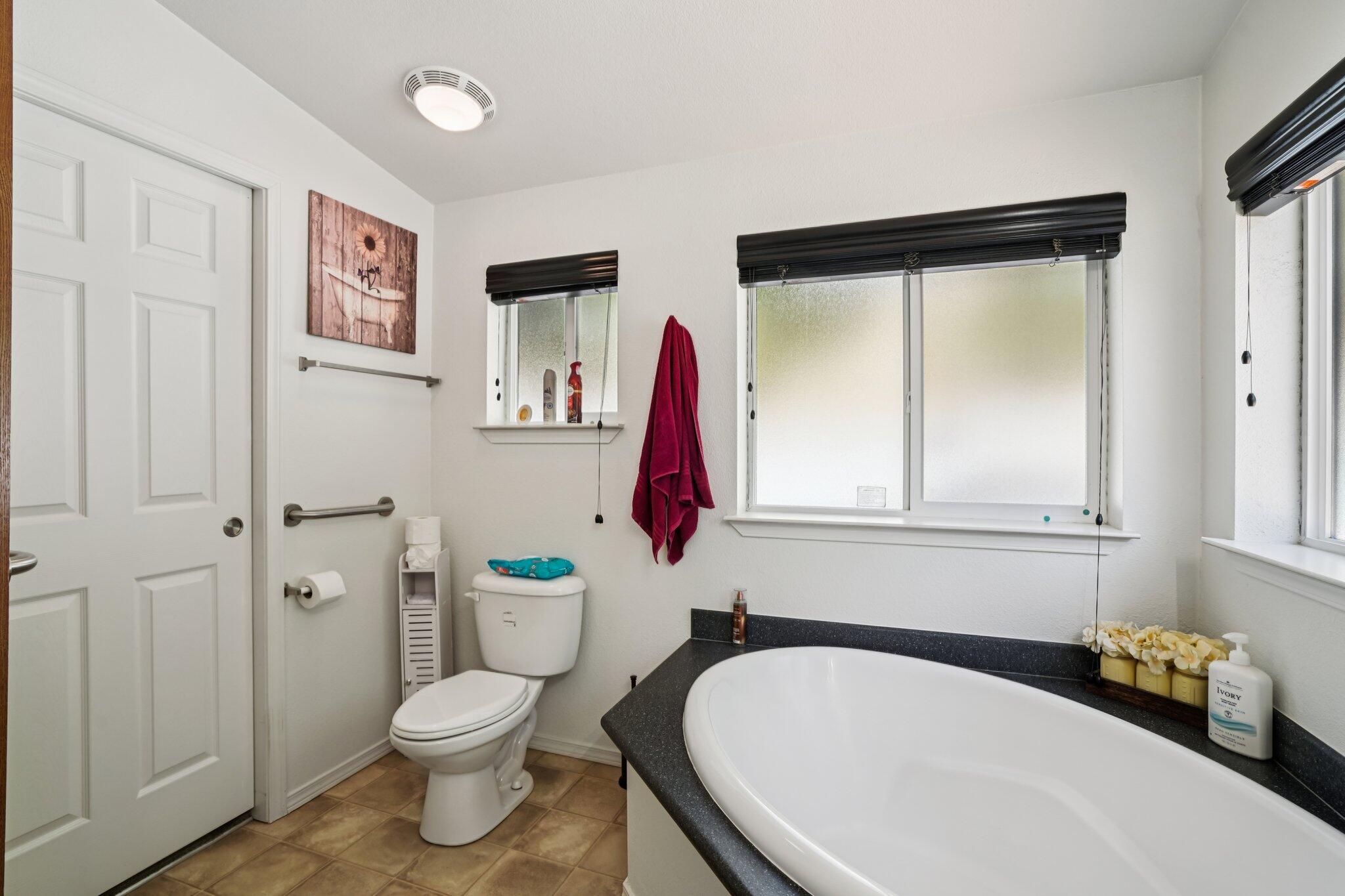 25001 Rim Rock Road Idyllwild, CA 92549 - Photo 33 of 49 a bathroom with a sink and a mirror