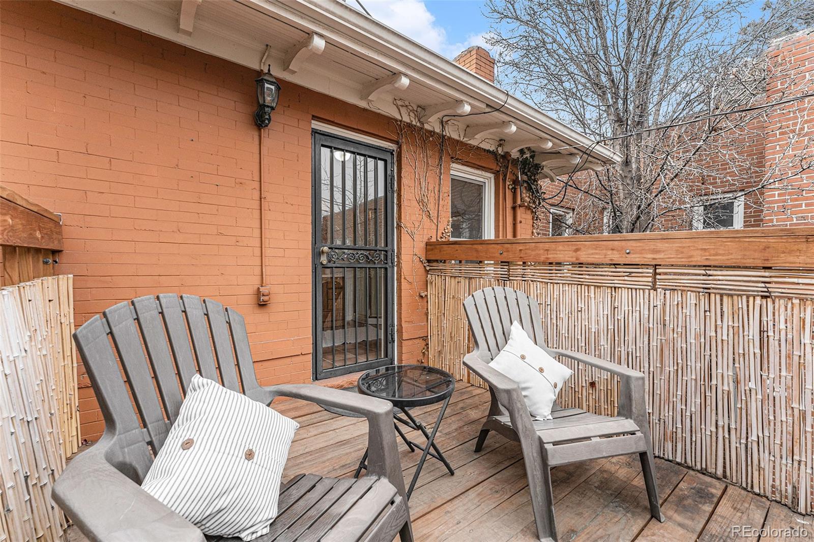 1314 Vine Street Denver, CO 80206 - Photo 27 of 34 a view of two chairs in the balcony