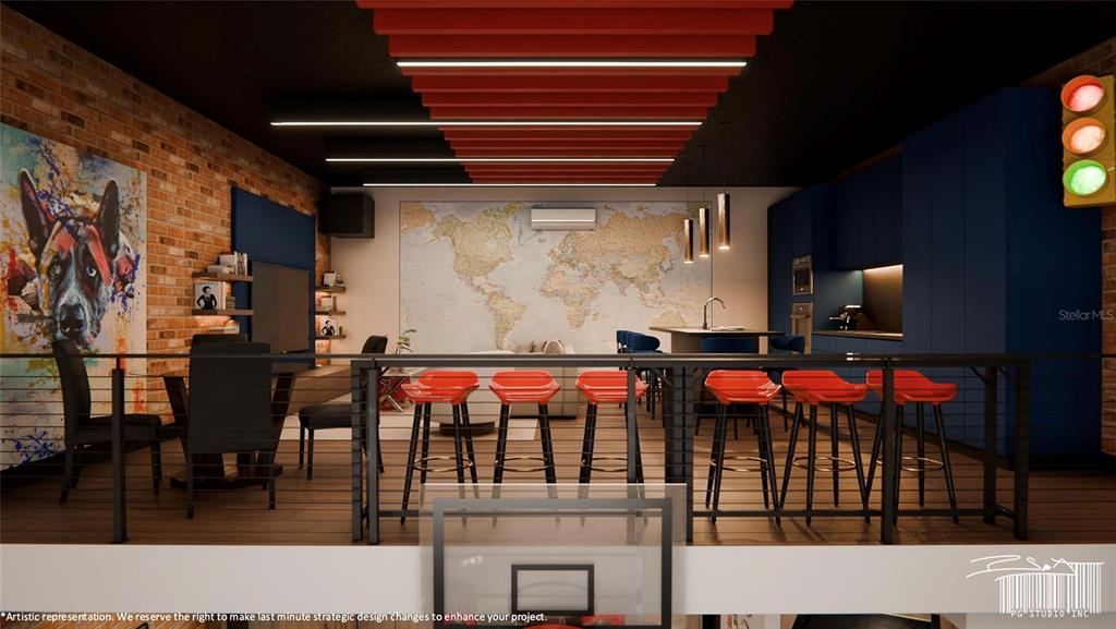 7100 Professional Parkway East, Unit 1 Sarasota, FL 34240 - Photo 12 of 15 a room with lots of chairs and mirrors