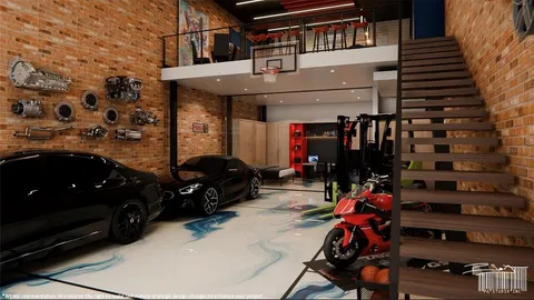 a car parked in front of a building