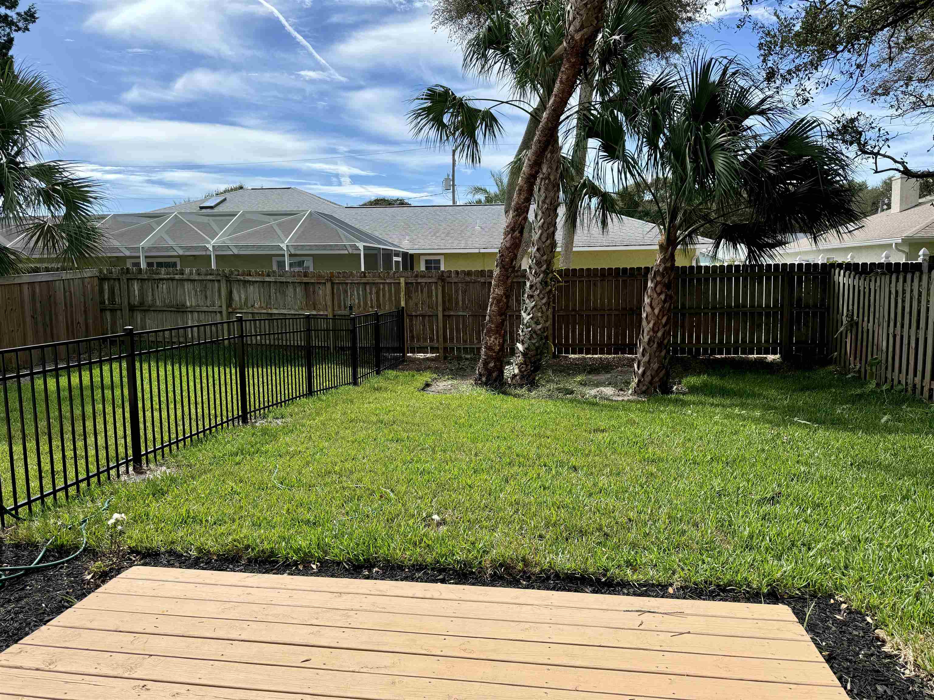205 6th Street St. Augustine, FL 32080 - Photo 15 of 18 a view of a backyard