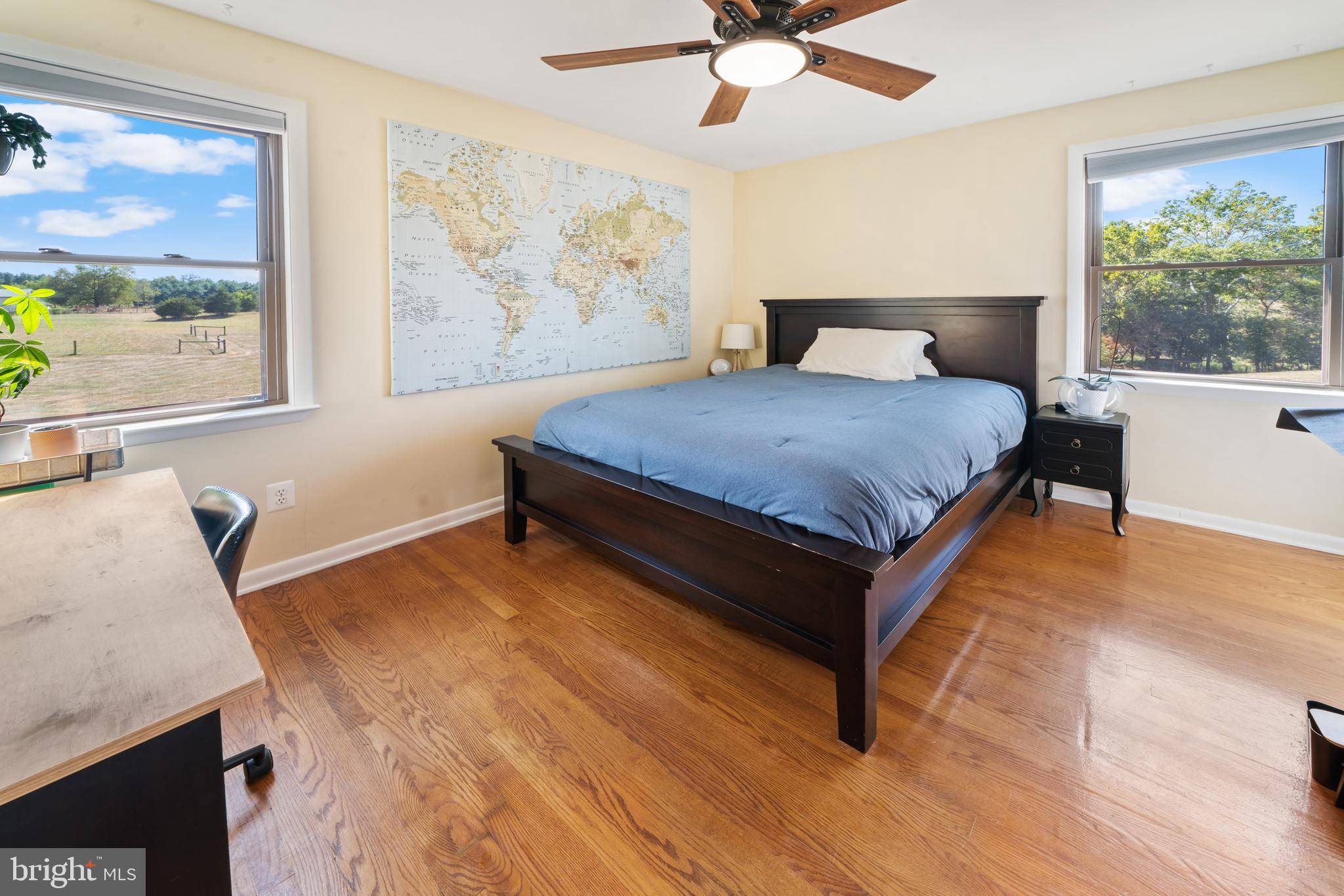 4040 Mills Road Sharpsburg, MD 21782 - Photo 42 of 127 Bedroom 2, corner room with hardwoods
