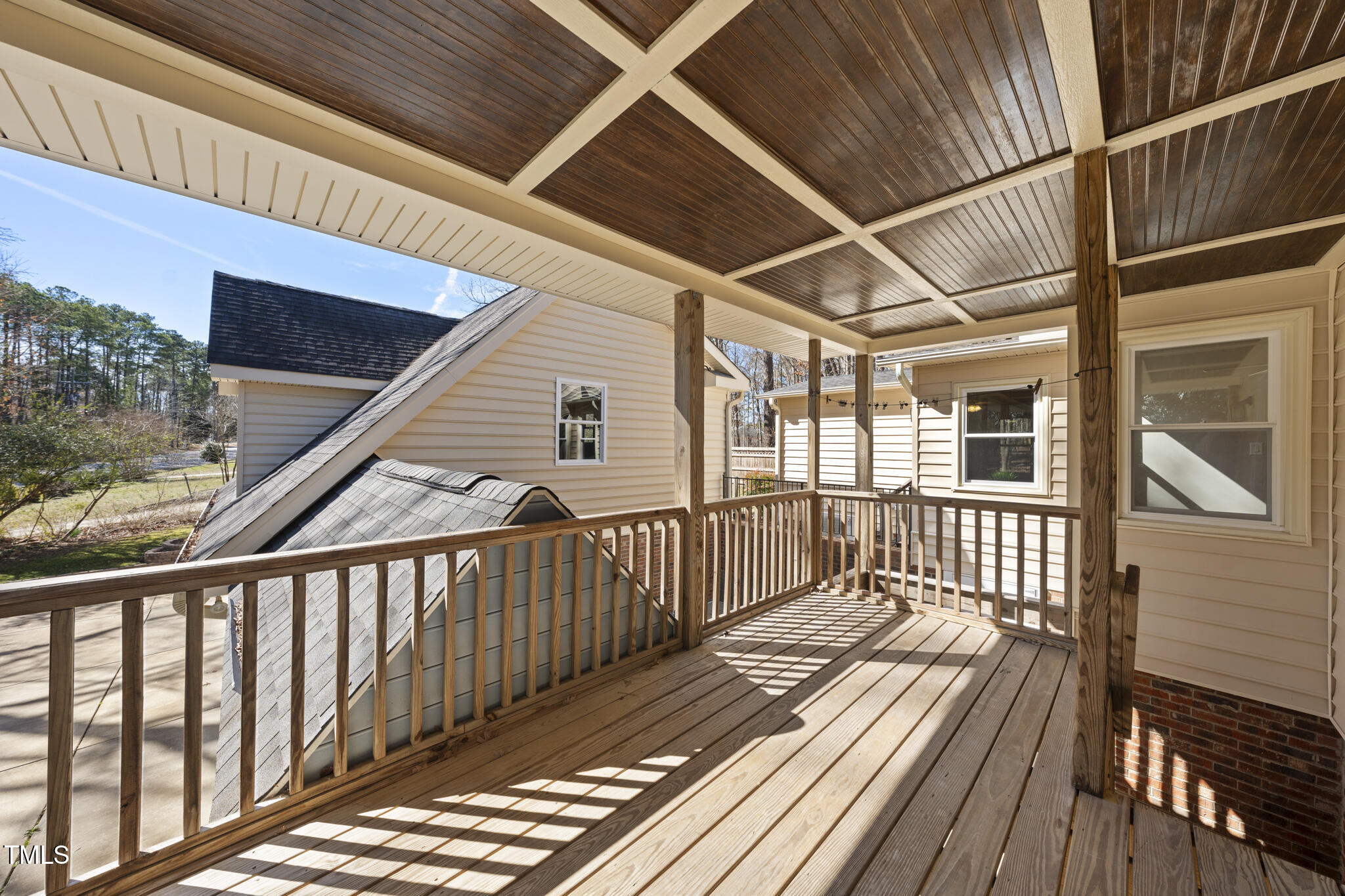 6301 King Lawrence Road Raleigh, NC 27607 - Photo 41 of 79 Covered porch off Side of House