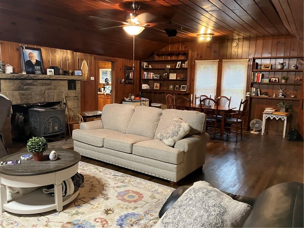 450 Old Plank Road Butler, PA 16002 - Photo 8 of 32 a living room with furniture and a fireplace