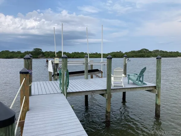 a view of sitting area and lake view