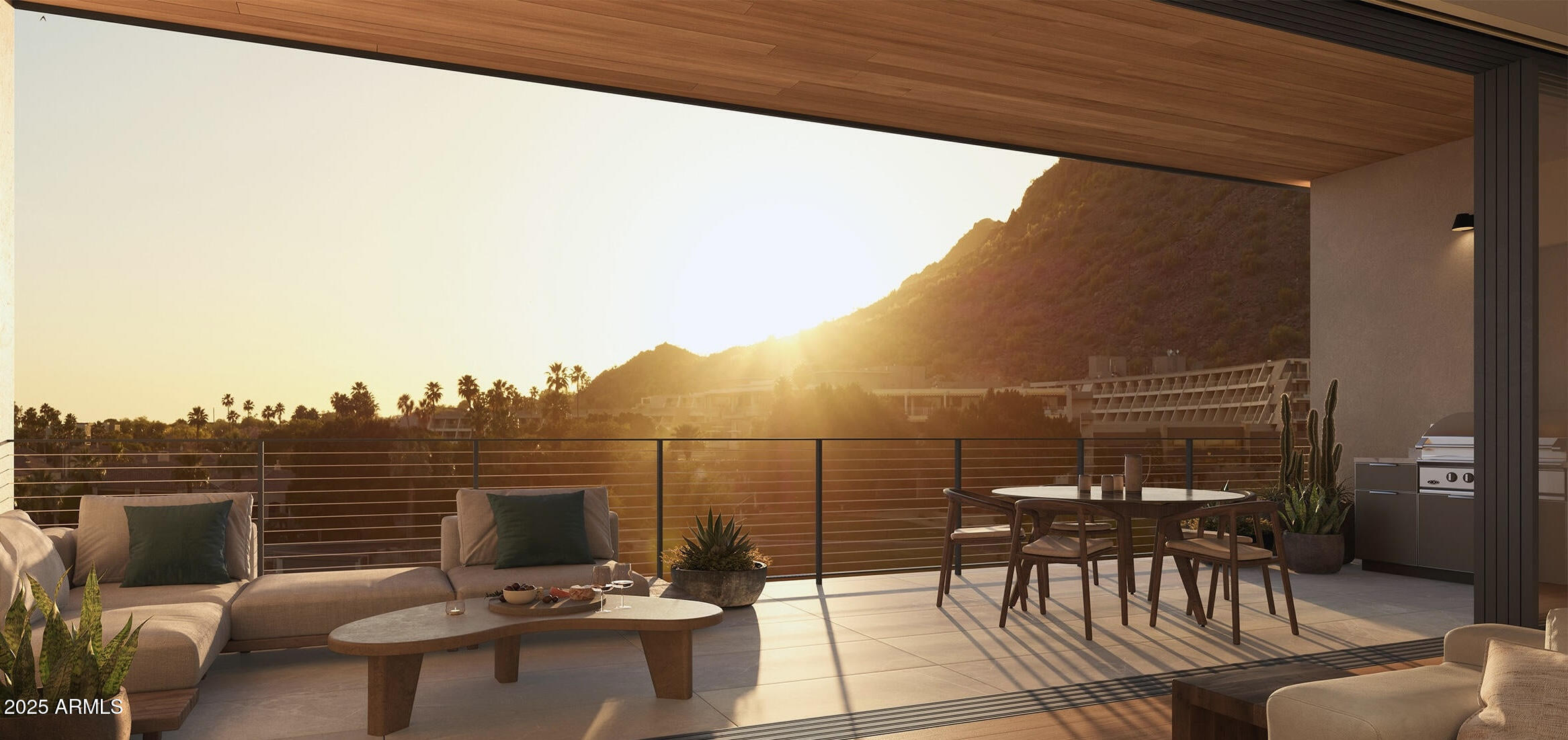 4849 North Camelback Ridge Road, Unit B405 Scottsdale, AZ 85251 - Photo 10 of 18 a terrace with outdoor seating and city view