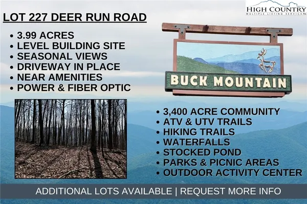 $48,000 | Lot 227 Deer Run Road, Purlear, NC 28665