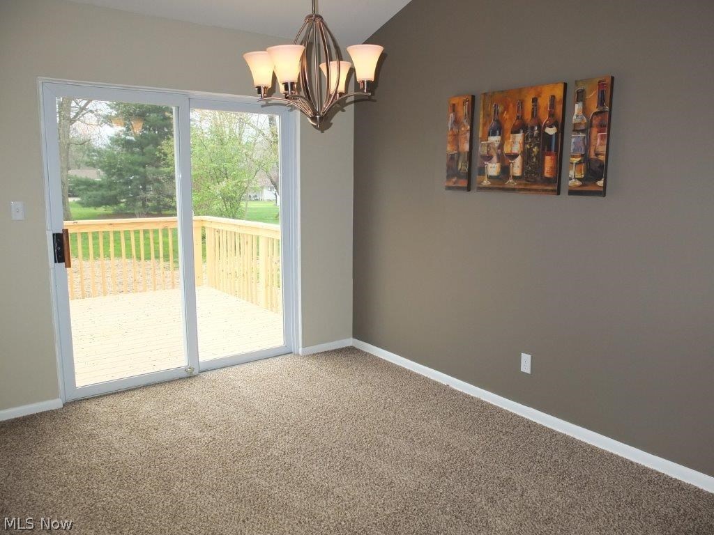 3352 Brenner Road Barberton, OH 44203 - Photo 3 of 16 Dining room with slider to back deck.