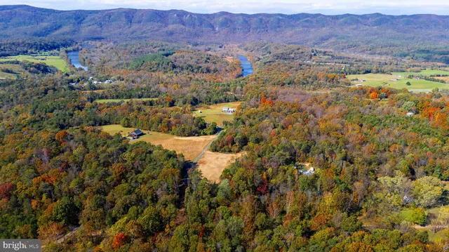 a view of lake and mountain