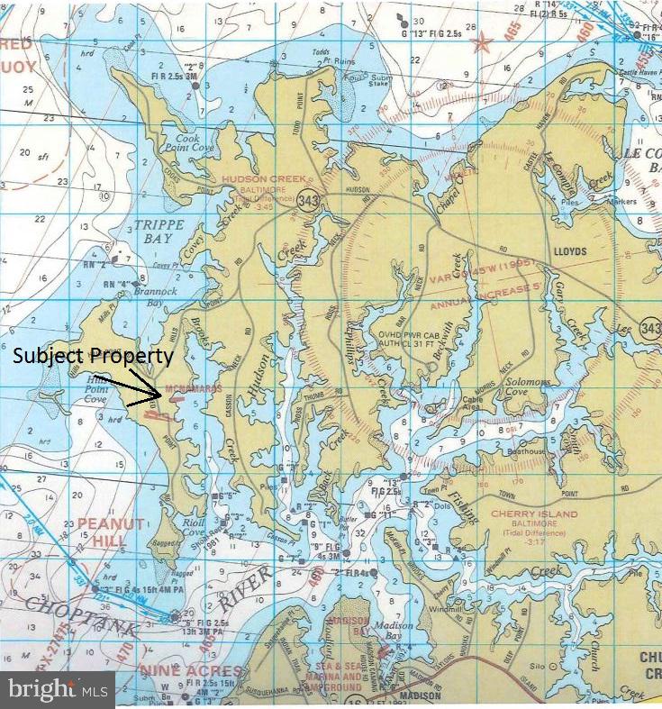 5457 Ragged Point Road Cambridge, MD 21613 - Photo 2 of 19 Navigation Chart