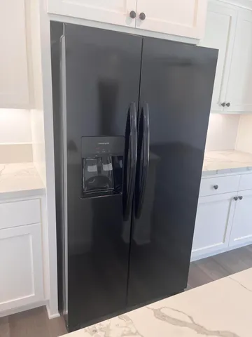 a close view of closet