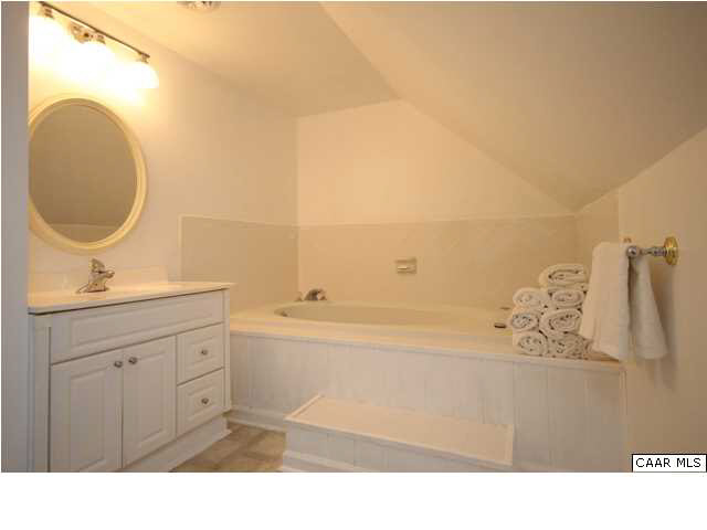 8607 3 Notch Road Louisa, VA 23093 - Photo 23 of 26 a bathroom with a sink a mirror and a bathtub