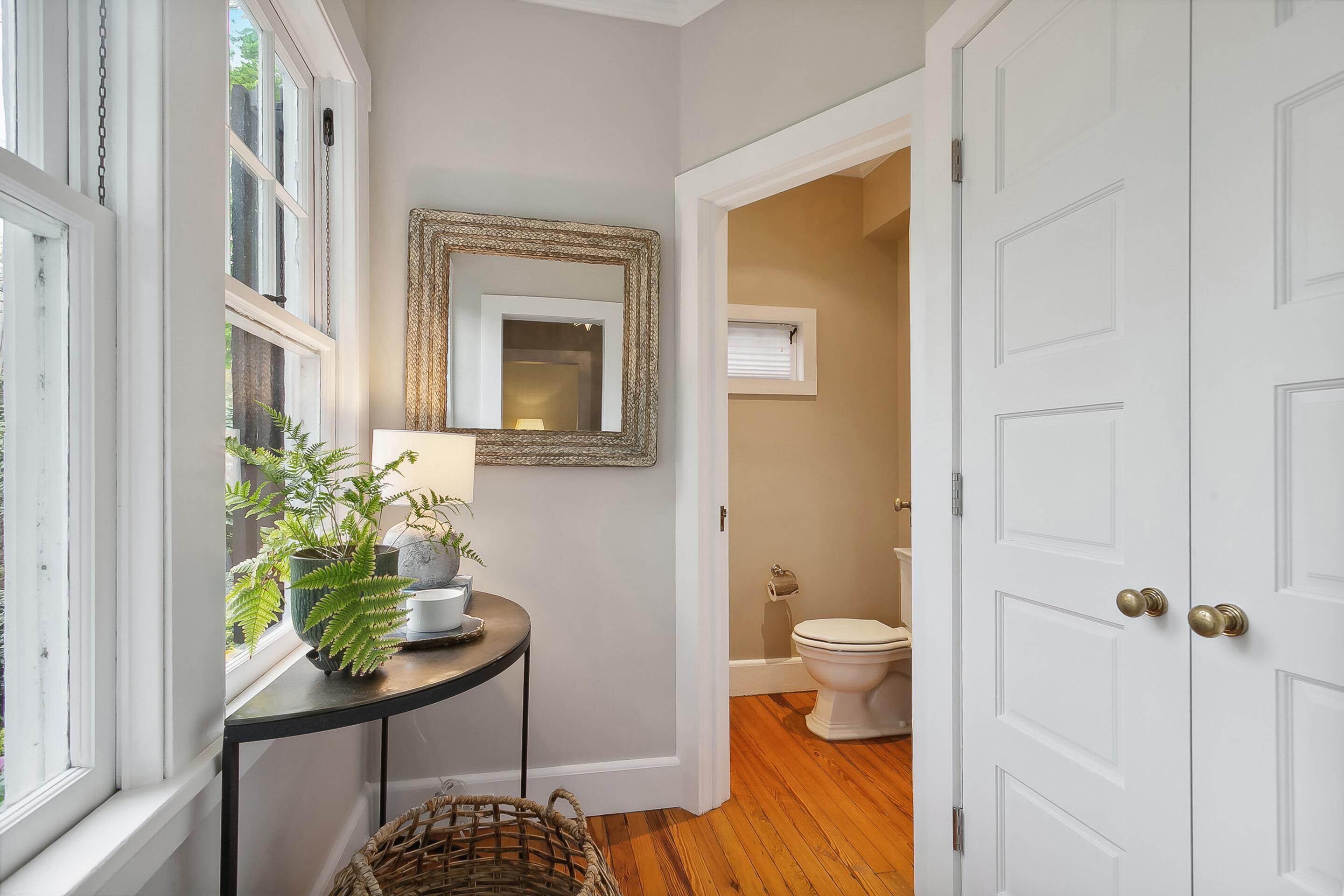 35 Old Farm Road Darien, CT 06820 - Photo 17 of 26 a bathroom with a toilet a sink and mirror