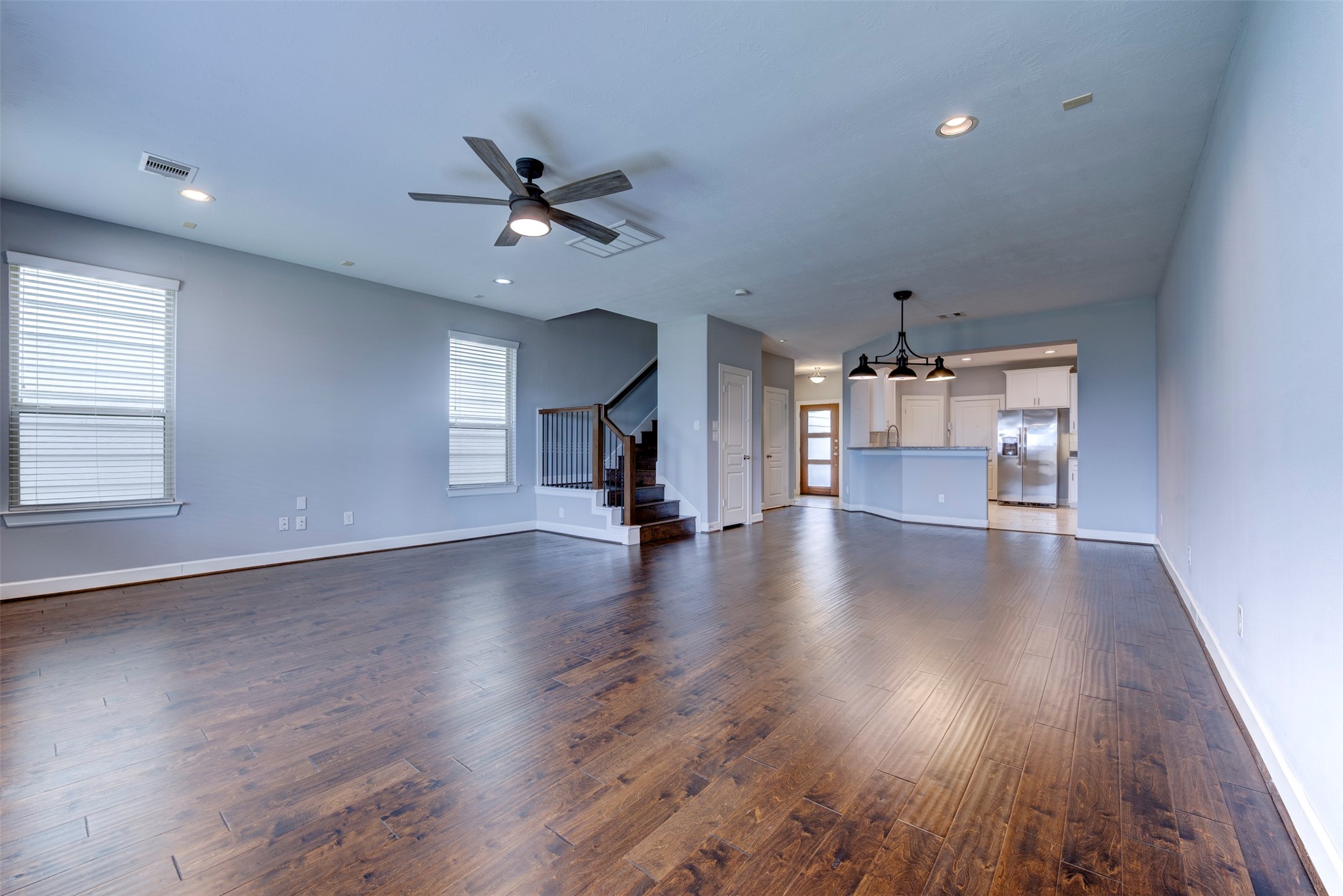 1811 Wichita Street, Unit A Houston, TX 77004 - Photo 12 of 36 a view of livingroom and hardwood floor