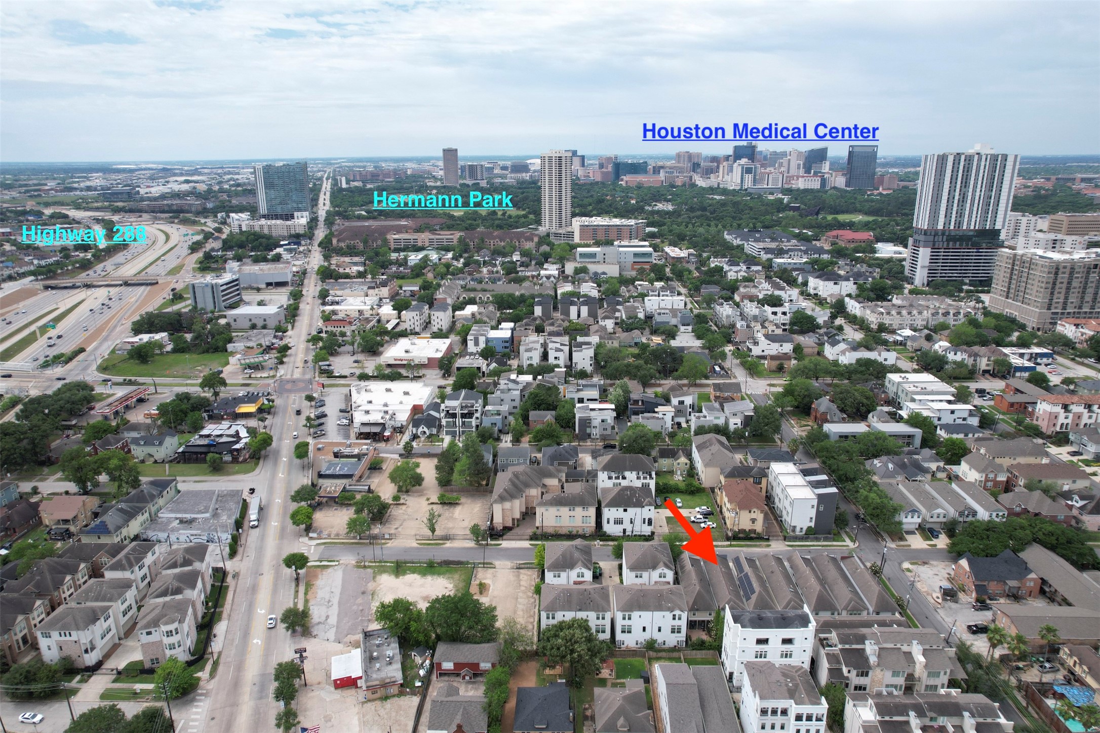 1811 Wichita Street, Unit A Houston, TX 77004 - Photo 34 of 36 a view of a city