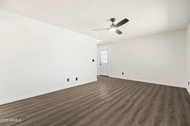 wooden floor in a room
