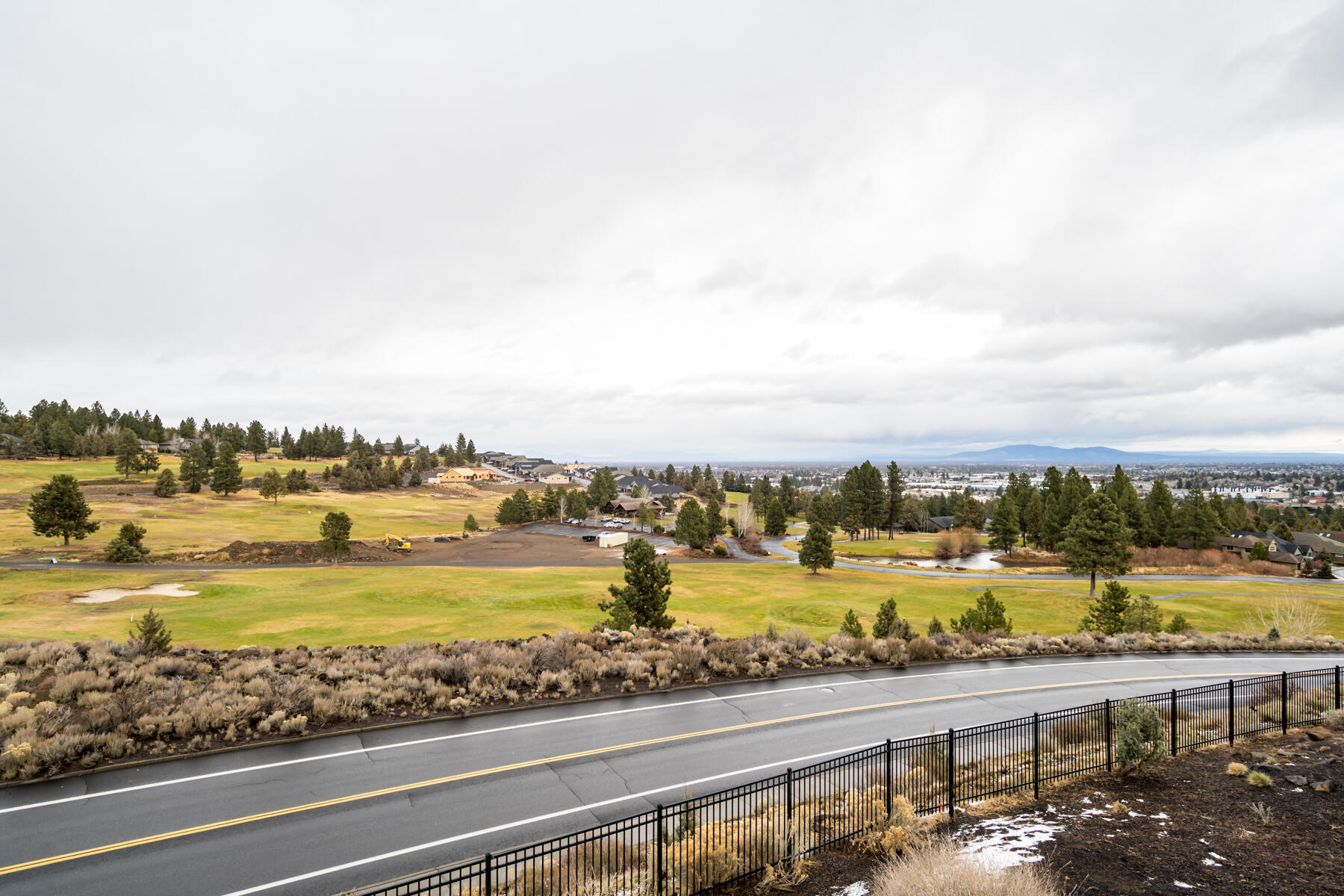 2612 Northwest Compass Corner Loop Bend, OR 97703 - Photo 37 of 44 Easterly Views from Deck across River's Edge Golf Course to the Ochoco's