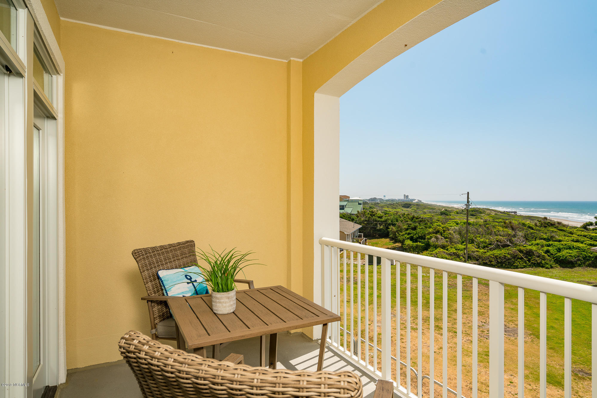 1435 Salter Path Road, Unit F2 Indian Beach, NC 28512 - Photo 3 of 36 Back Porch Overlooking Ocean