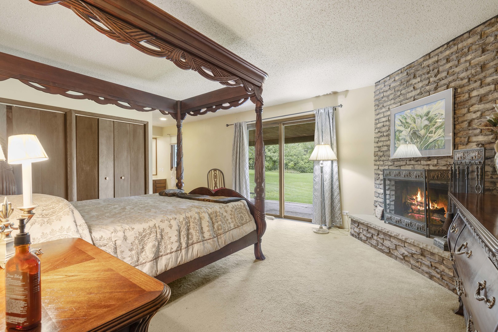 1010 Sunset Road Spring Grove, IL 60081 - Photo 30 of 40 a bedroom with bed and a large window