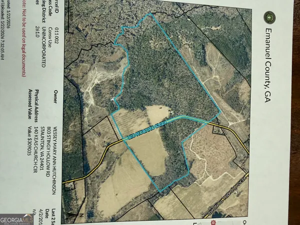 $539,000 | 140 Keas Church Circle, Adrian, GA 31002