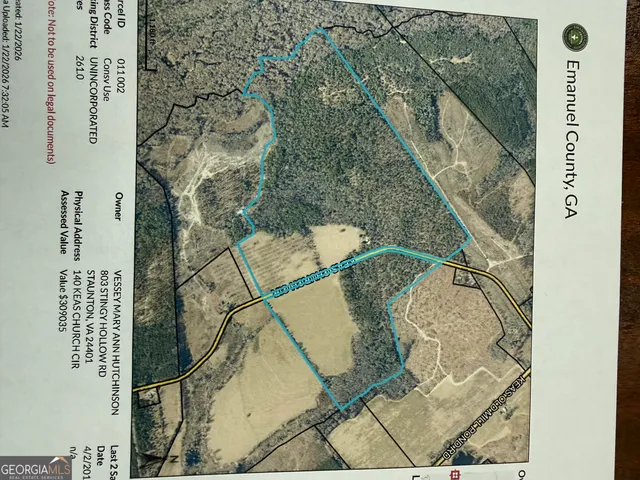 $913,500 | 140 Keas Church Circle, Adrian, GA 31002