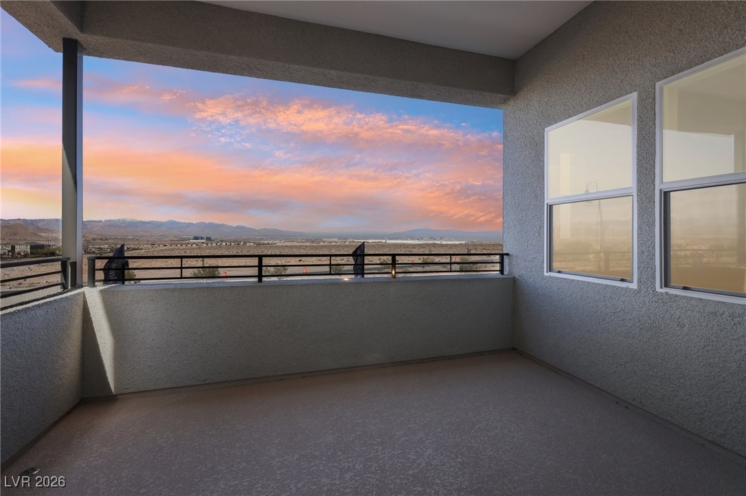 3338 Esker Rdg Avenue Henderson, NV 89044 - Photo 69 of 84 Balcony with a mountain view