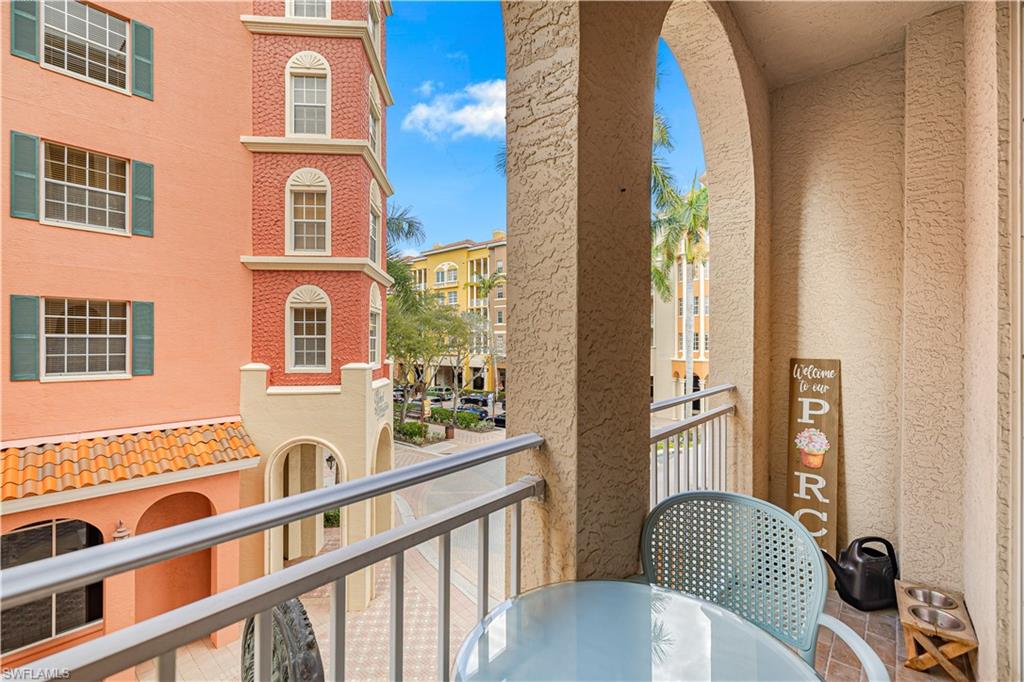 450 Bayfront Place, Unit 4202 Naples, FL 34102 - Photo 20 of 39 Balcony featuring outdoor dining space