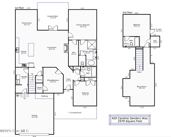 $829,900 | 420 Caroline Sanders Way, Holly Ridge, NC 28445
