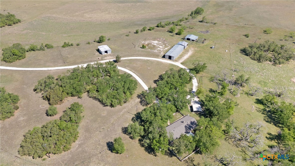 1830 Fm 221 Hamilton, TX 76531 - Photo 30 of 45 an aerial view of a house with a yard and lake view