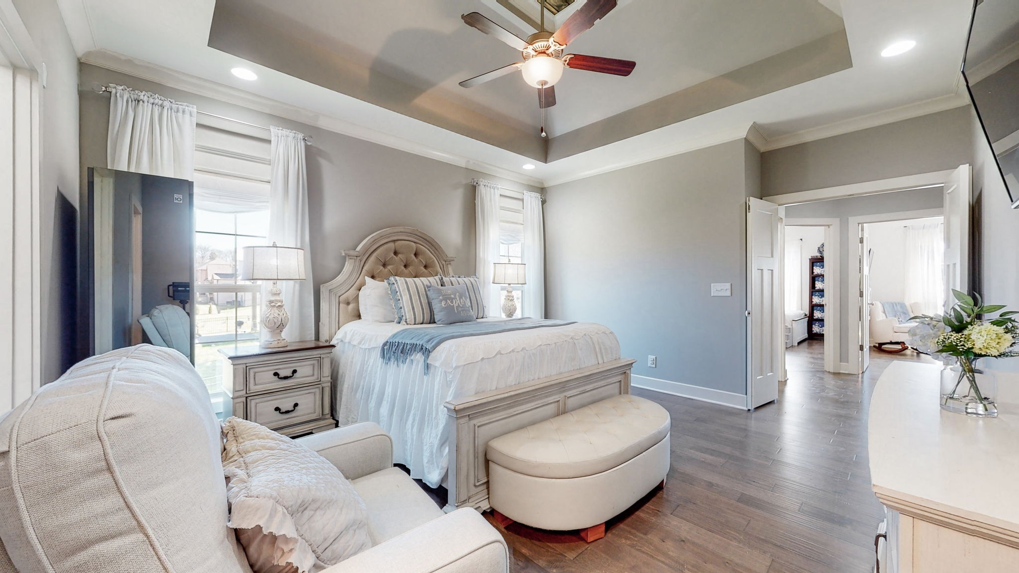 262 Ridgewater Way Mount Juliet, TN 37122 - Photo 20 of 58 a living room with furniture and a wooden floor