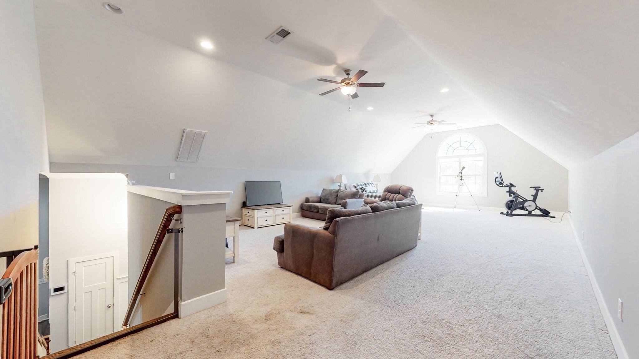 262 Ridgewater Way Mount Juliet, TN 37122 - Photo 30 of 58 a living room with furniture and a ceiling fan