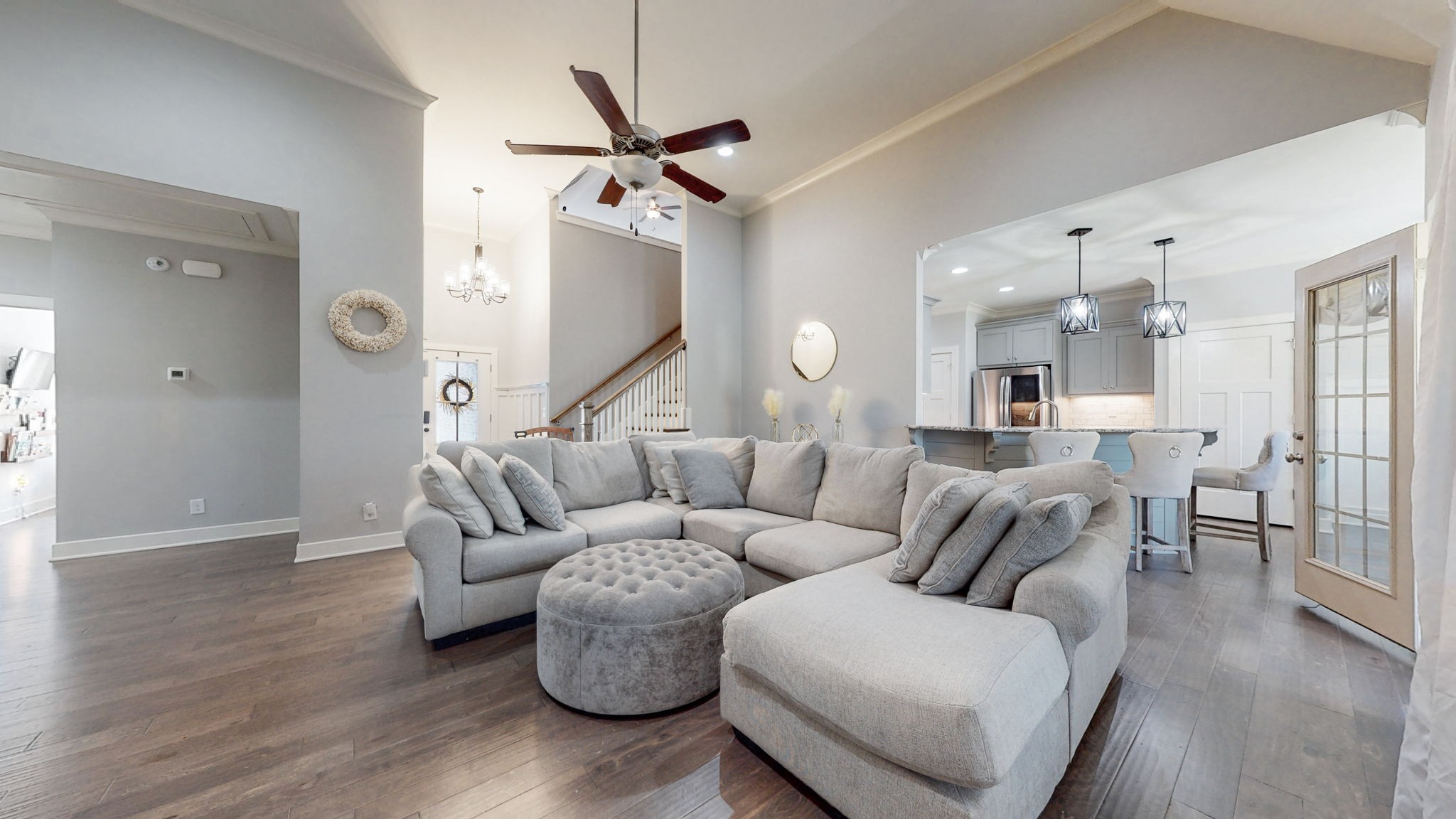 262 Ridgewater Way Mount Juliet, TN 37122 - Photo 8 of 58 a living room with furniture and a wooden floor