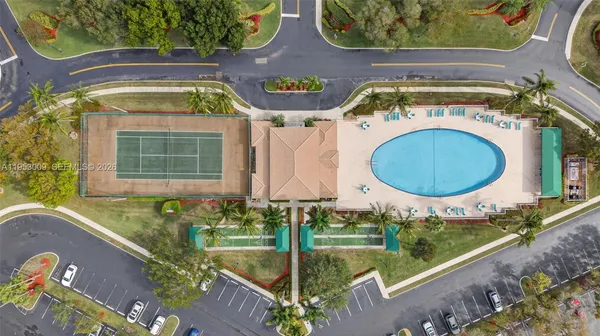 a view of a house with a swimming pool