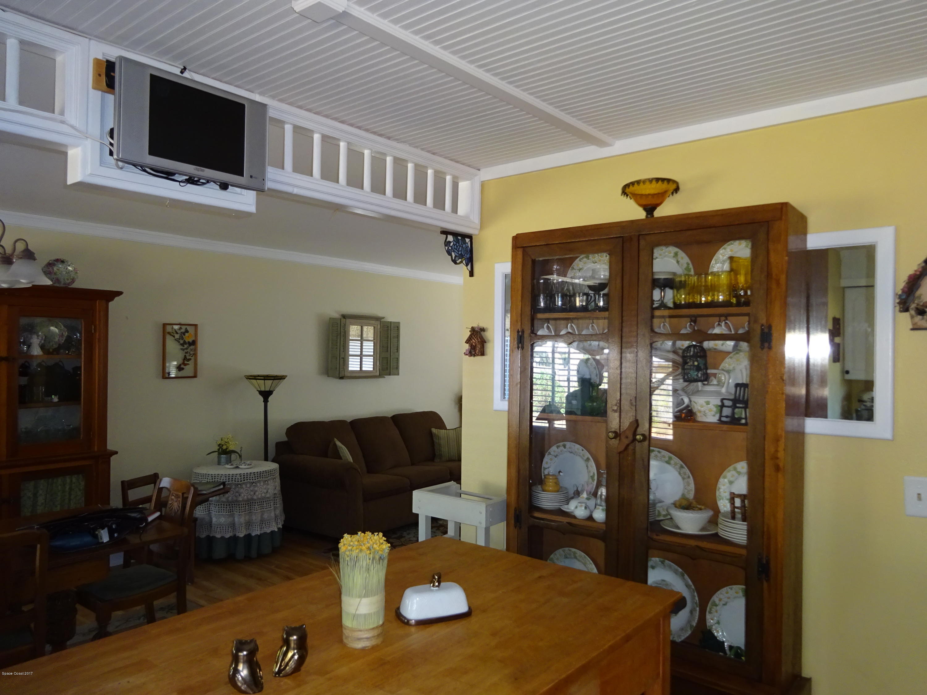 1349 Freil Road Northeast Palm Bay, FL 32905 - Photo 8 of 22 Kitchen to Family Room
