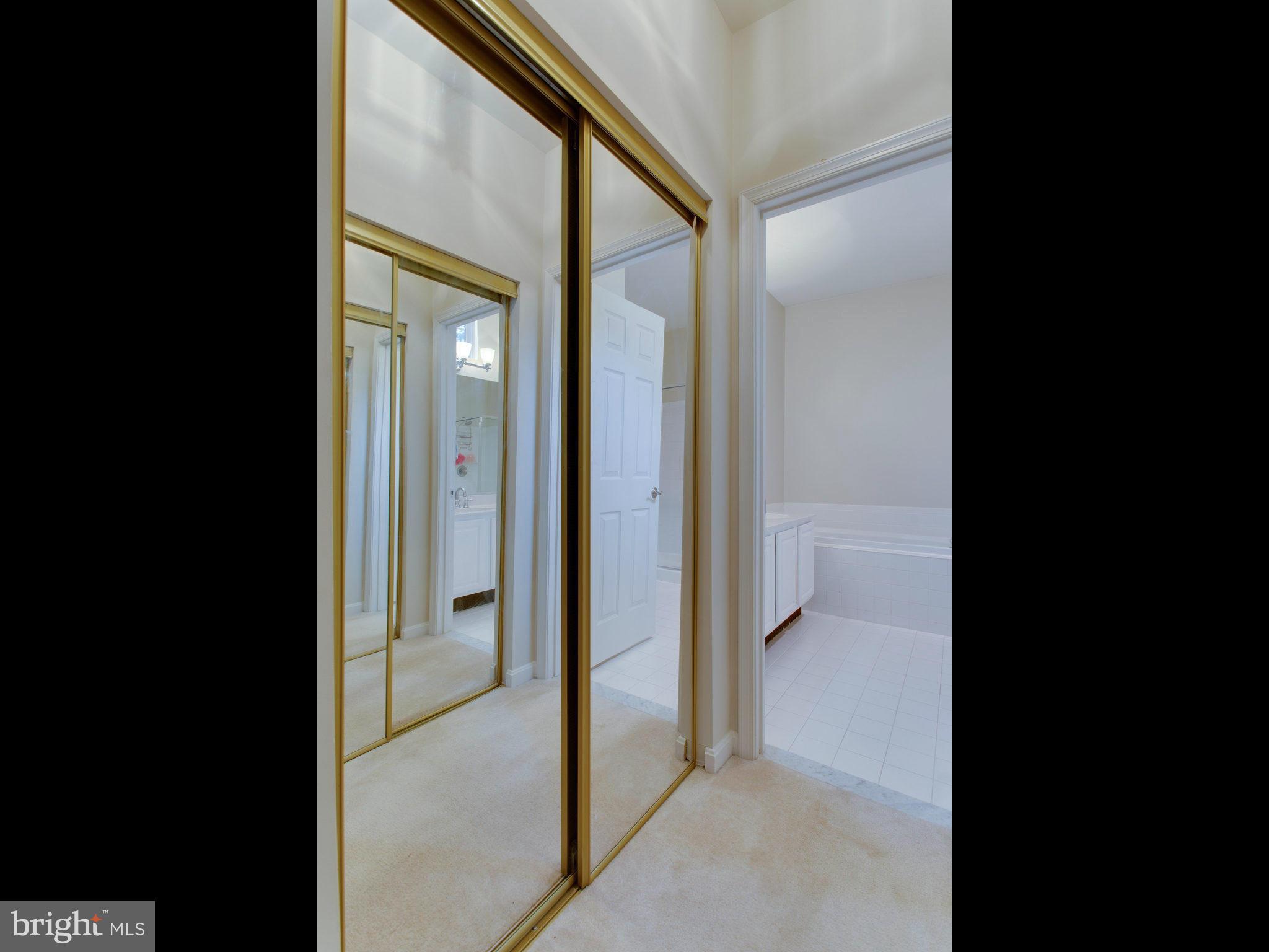 7029 Haycock Road, Unit 404 Falls Church, VA 22043 - Photo 10 of 18 Master Bedroom Closets