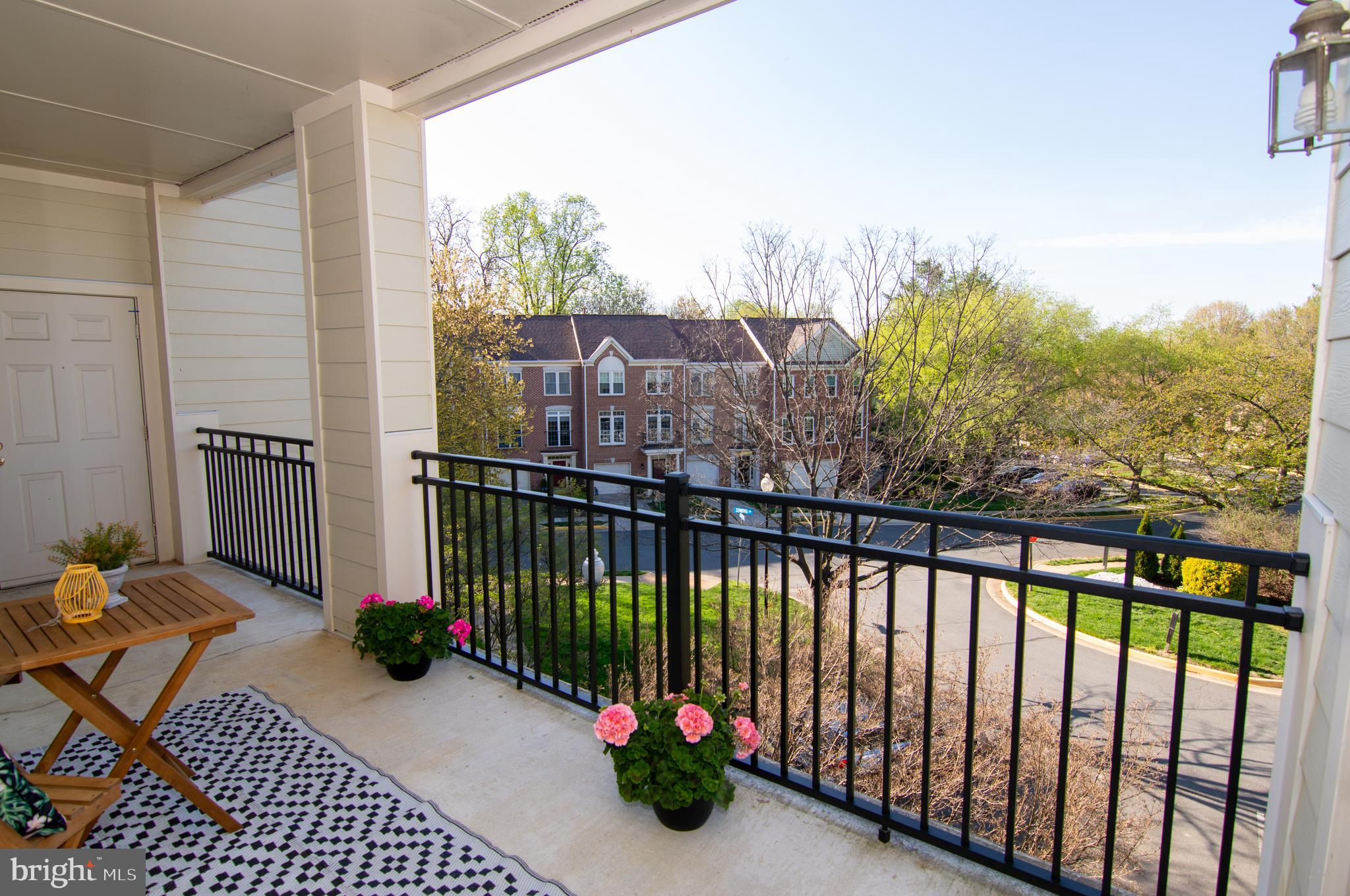 11304 Sundial Court, Unit C 910 Reston, VA 20194 - Photo 15 of 45 Balcony off Dining Room