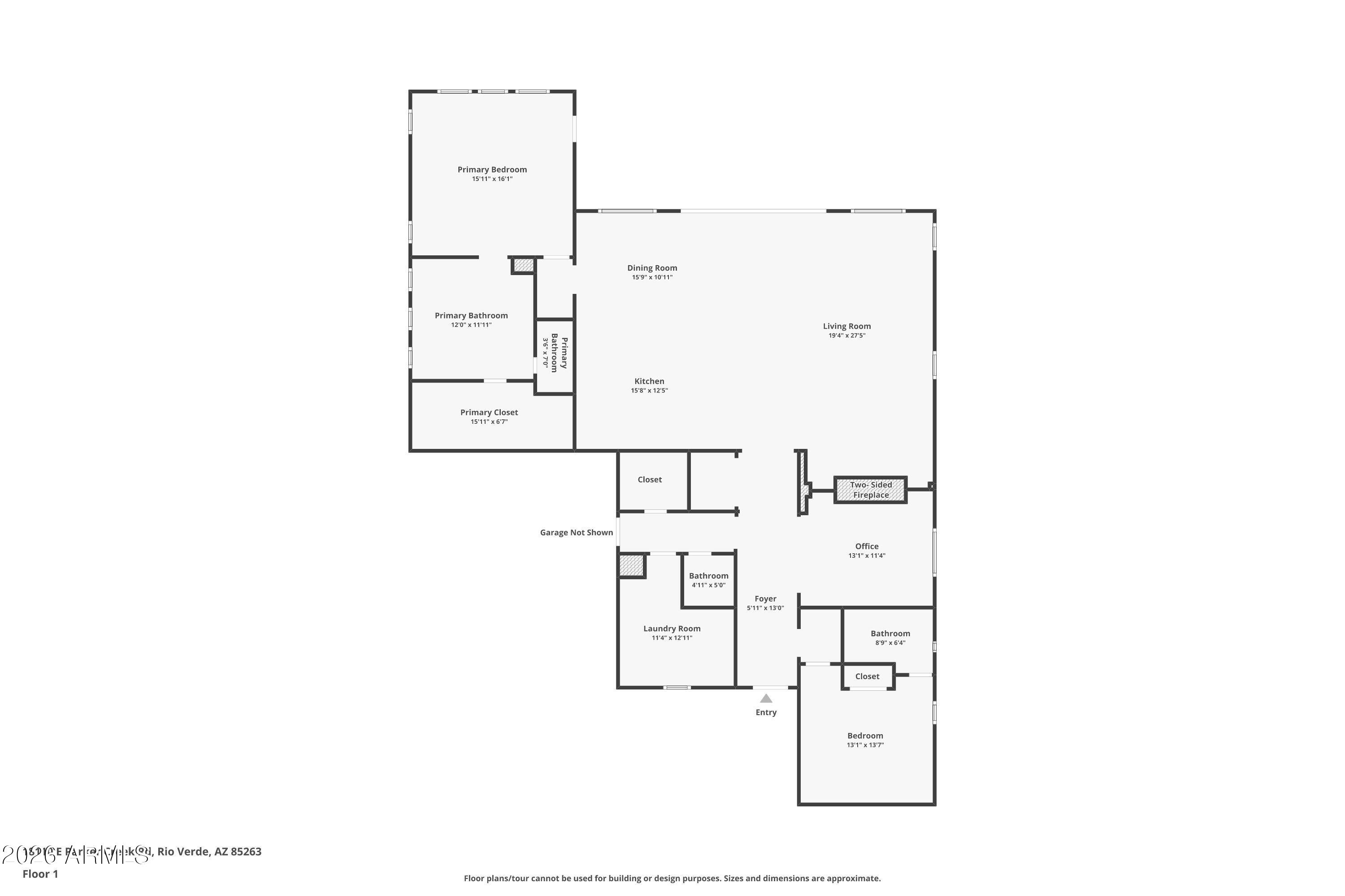 18110 East Parker Creek Road Rio Verde, AZ 85263 - Photo 33 of 33 Floorplan