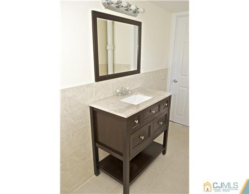 33 Meckes Street Springfield, NJ 07081 - Photo 21 of 25 a bathroom with a sink vanity and a mirror