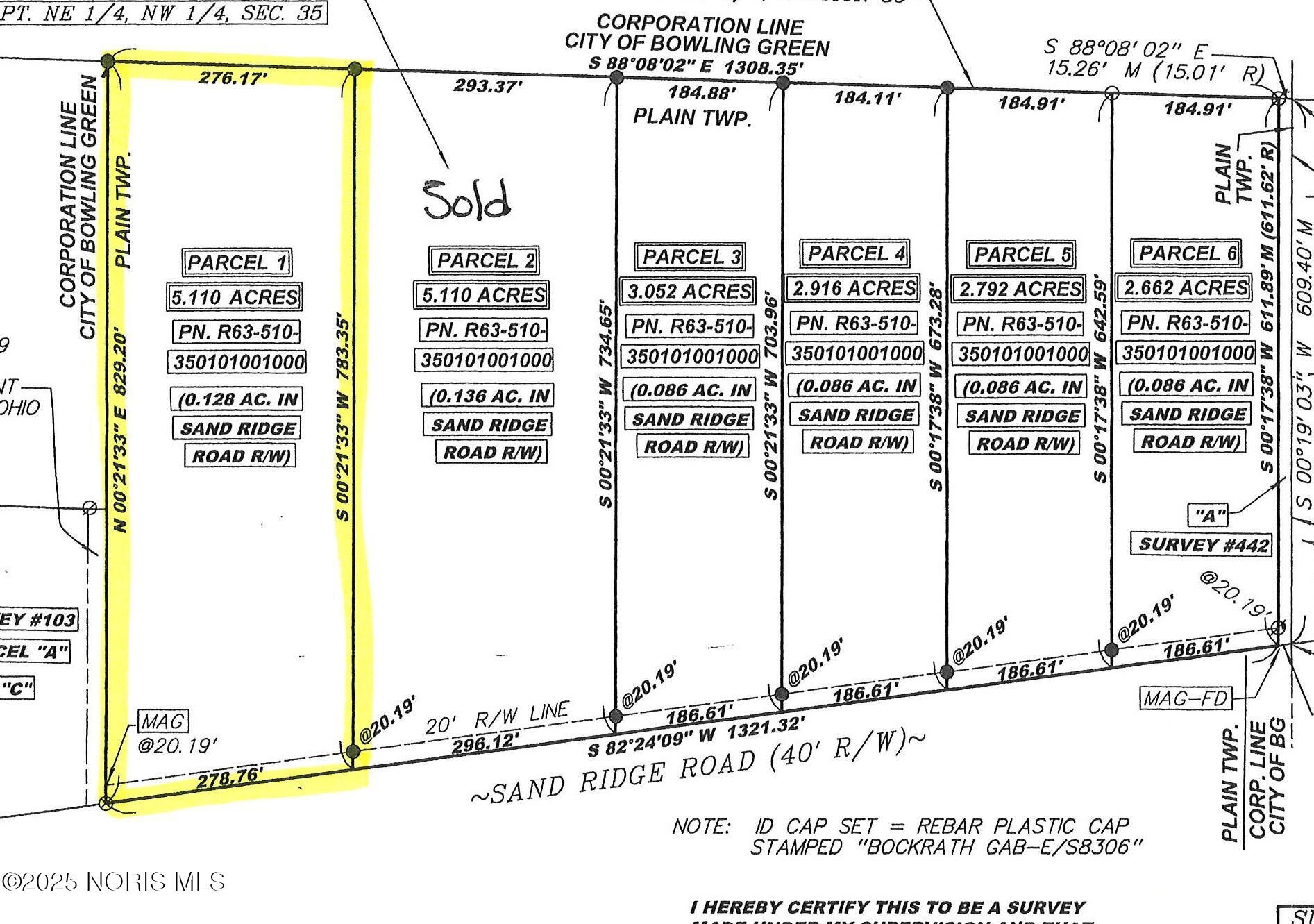 14732 Sand Ridge Road Bowling Green, OH 43402 - Photo 1 of 1 0 sand Ridge - Lot 1 (2)