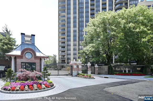 a building view with a outdoor space