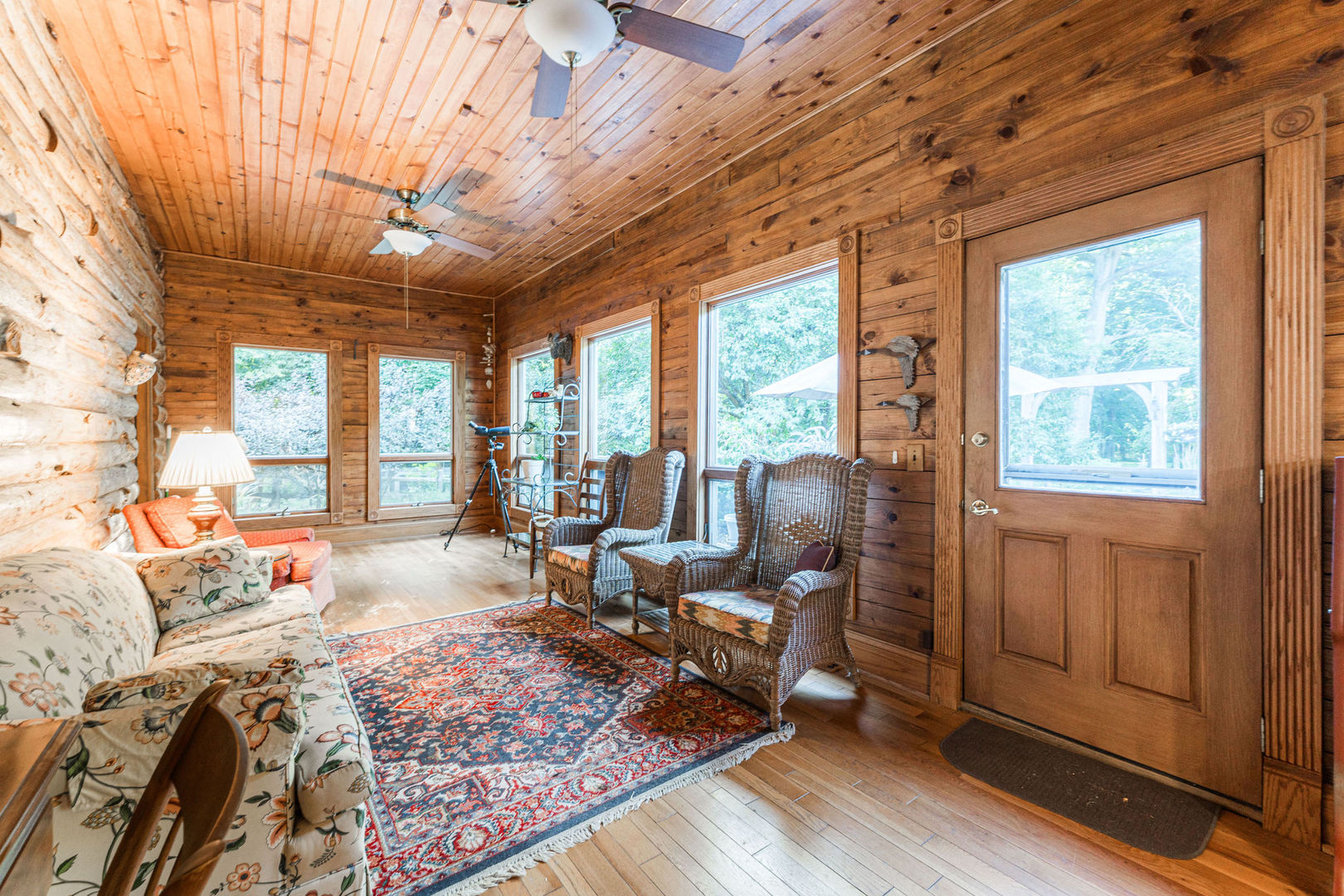 4060 Old State Road Kirkland, IL 60146 - Photo 14 of 51 a living room with furniture and large windows