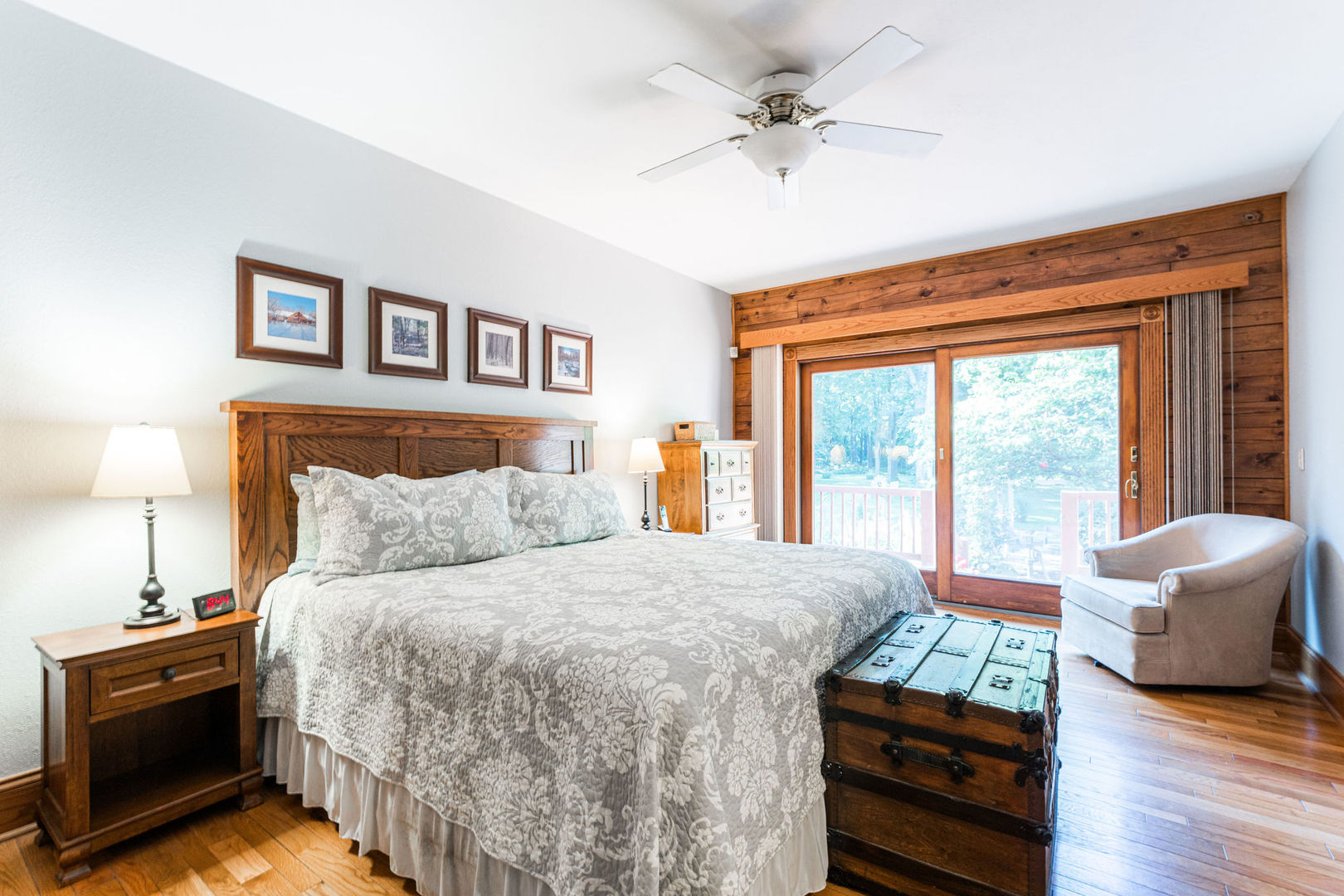 4060 Old State Road Kirkland, IL 60146 - Photo 15 of 51 a bedroom with a bed a couch and a window