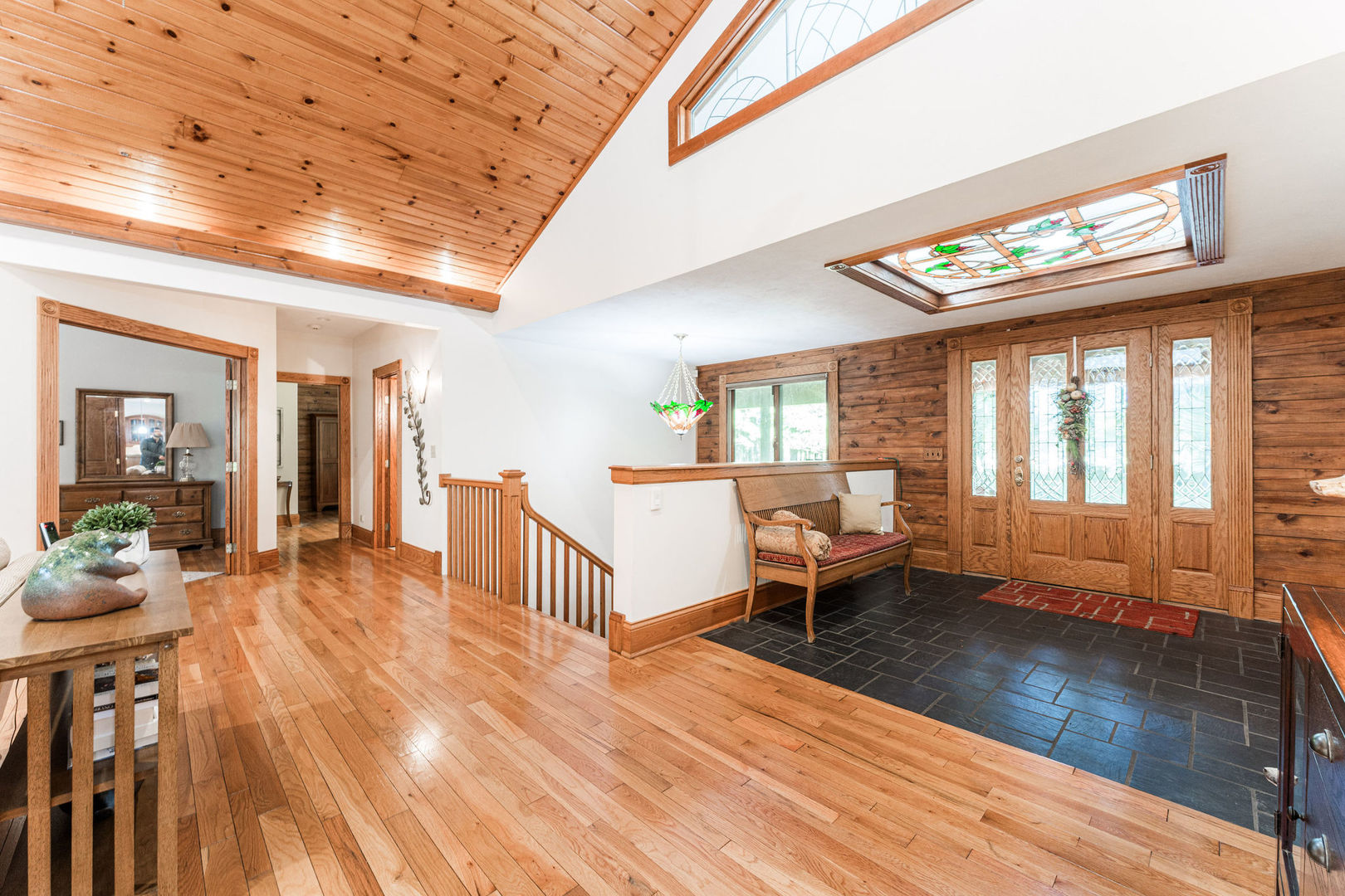 4060 Old State Road Kirkland, IL 60146 - Photo 3 of 51 a view of an entryway with wooden floor