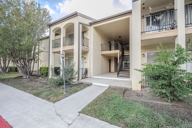 a view of front door