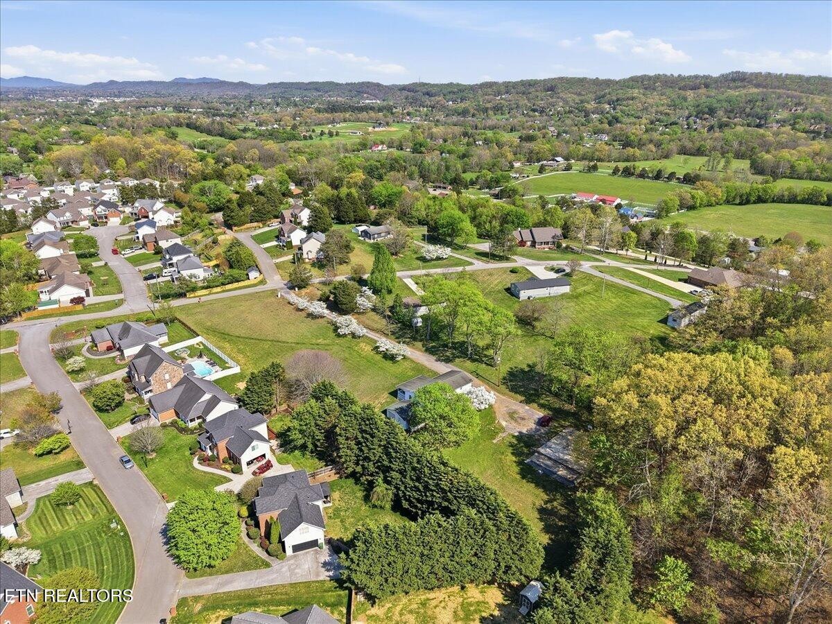 7709 Morris Road Knoxville, TN 37938 - Photo 46 of 52 an aerial view of residential houses with outdoor space and trees