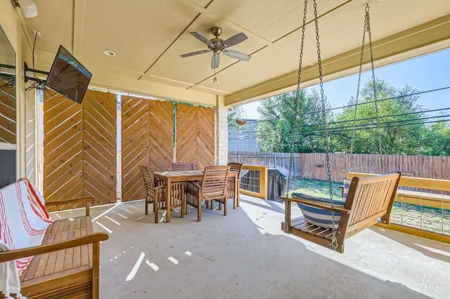 a view of an empty room