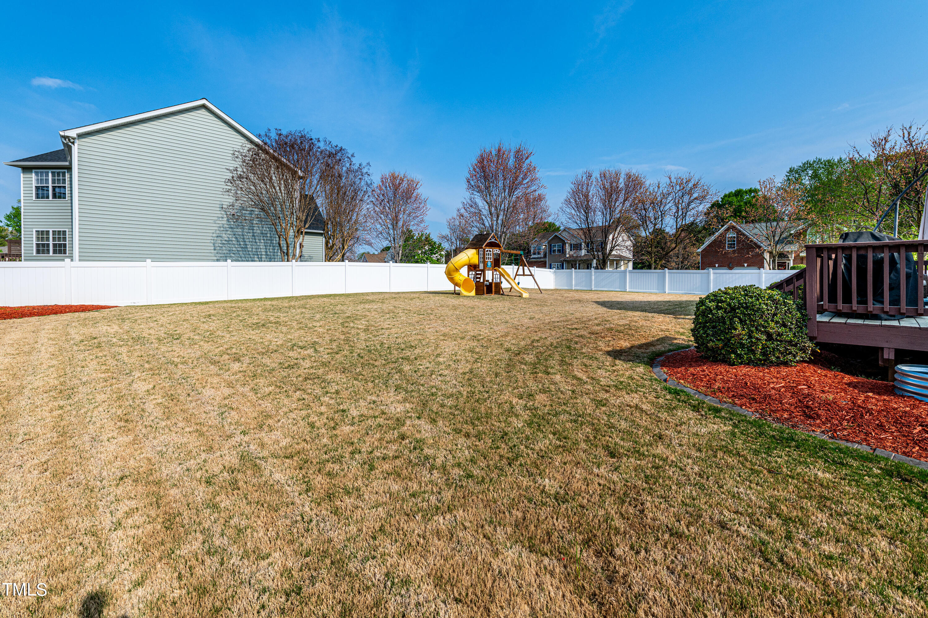 113 Sugarloaf Way Raleigh, NC 27603 - Photo 36 of 42 a view of outdoor space with garden